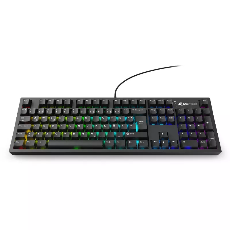 Sharkoon OfficePal KB70W Mech tastiera meccanica, Linear Silent, layout DE