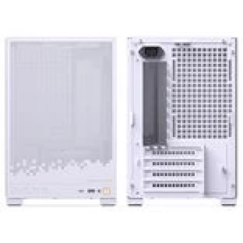 Case per computer Jonsbo D32 STD Mesh Mini Case mATX – bianco