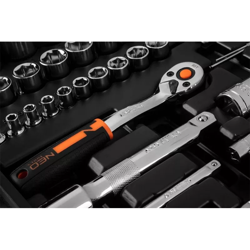 NEO tools 10-054 set di chiavi a bussola e cricchetto