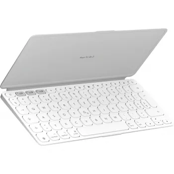 Tastiera Logitech KEYS-TO-GO 2, wireless con copertura integrata, Bluetooth LE, layout DE