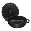 Staub Chistera 40511-472-0 brasiera 28 cm, rotonda, in ghisa, 3,7 l, nera