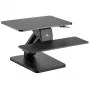 Supporto da scrivania Maclean per tastiera, monitor o laptop, a gas, regolabile in altezza, nero, MC-882