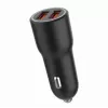 Caricabatterie da auto per dispositivi mobili Gembird TA-UC-A2QC36-CAR-01, 36 W, 12–24 V, accendisigari, nero