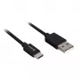 Adattatore cavo USB 2.0 A a USB-C Sharkoon 0,5 m, nero