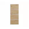 Comodino ALMA bianco/rovere artisan