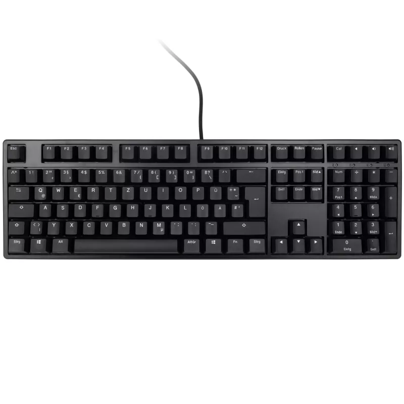 Tastiera Ducky Origin Phantom nero universale USB QWERTZ tedesco