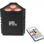 Faretto PAR LED RGBW a batteria EUROLITE AKKU IP TL-3 QCL con batteria ricaricabile, faretto portatile con protezione IP