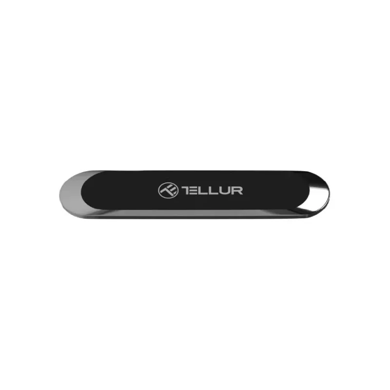 Supporto magnetico per auto per cellulare Tellur MCM8 fissaggio adesivo, grigio