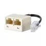 METZ CONNECT UAE - adattatore di rete - RJ-45 (F) a RJ-45 (M) - 10 cm - bianco perla (130607440101-E)