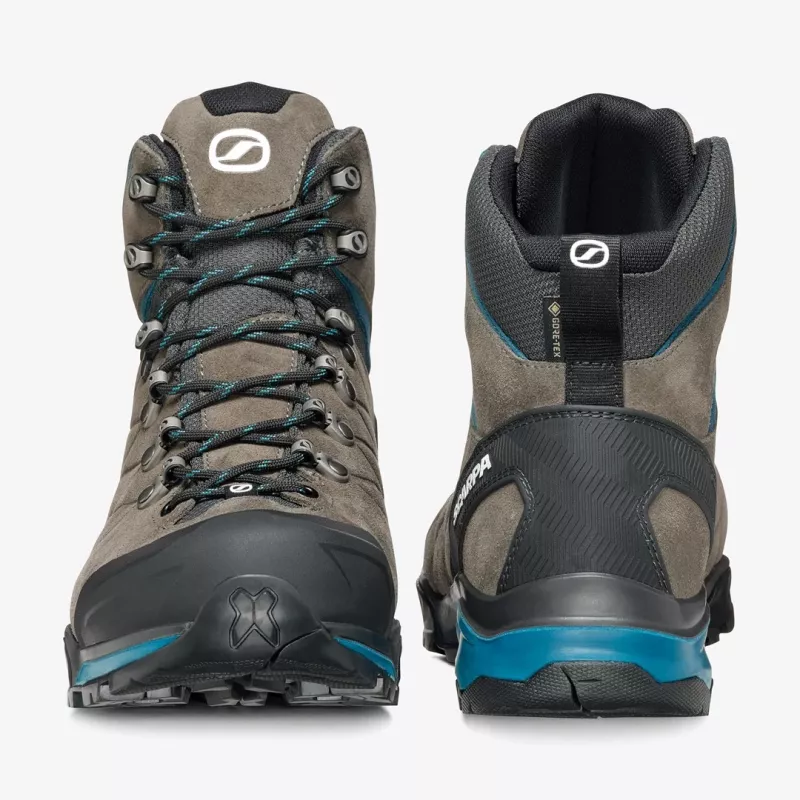 Scarpa ZG Trek GTX scarpe da trekking, Titanium/Lake Blue, taglia 45,5