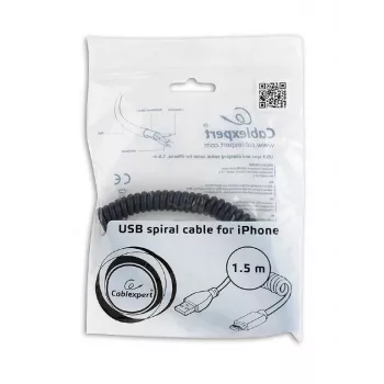 Cavo Lightning Gembird CC-LMAM-1.5M — 1,5 m, Lightning a USB-A, nero