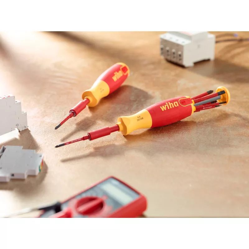 Set di cacciaviti wiha 41157 LiftUp electric, isolati rosso/giallo, 7 pezzi