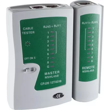Tester di rete ShiverPeaks 75617 — tester per cavi e porte RJ45 per la massima connettività