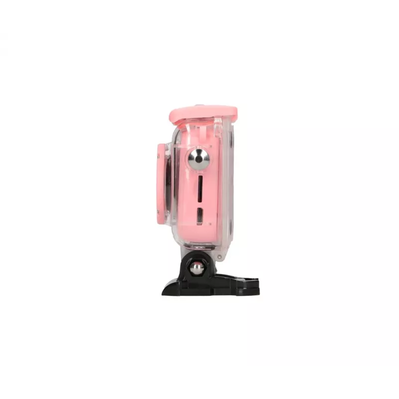 Action cam digitale per bambini Extralink H18 rosa – IP68, 1080p, schermo da 2