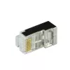 Connettore CAT.6 RJ45 100 pezzi, arancione