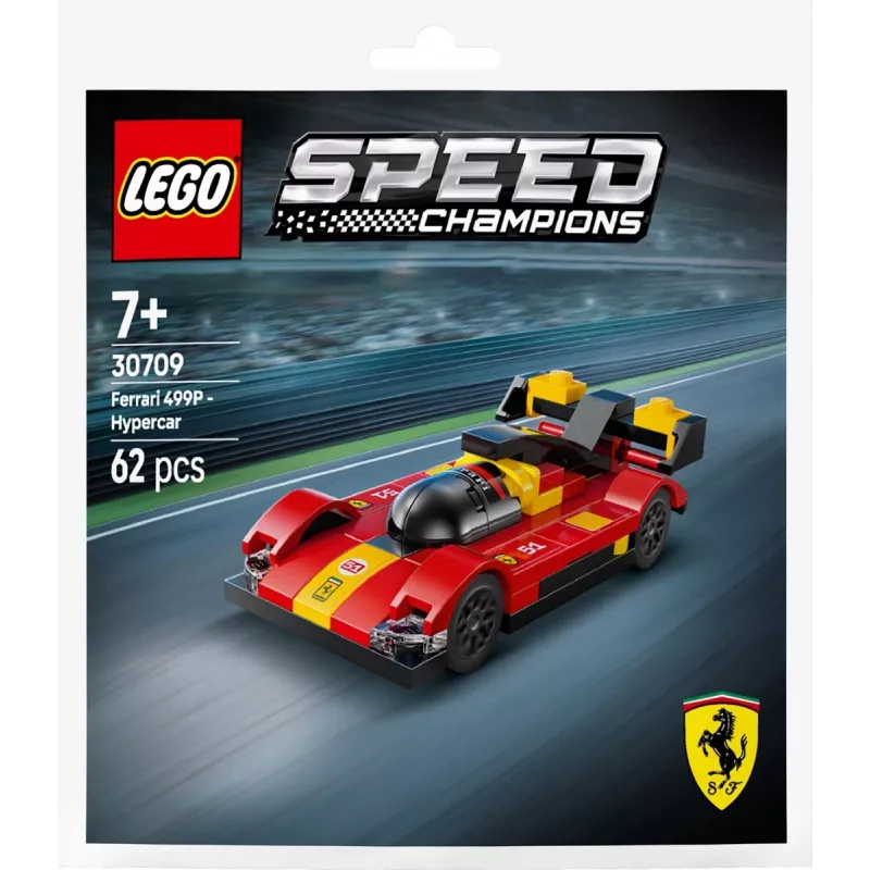 Giocattolo da costruzione LEGO Speed Champions Ferrari 499P supersportiva polybag 30709