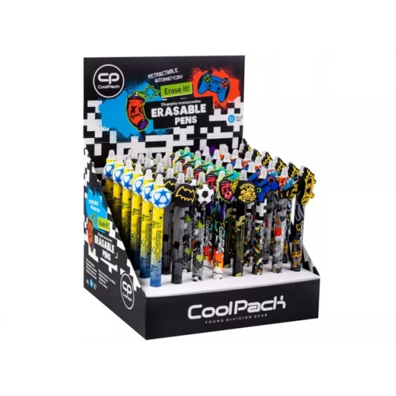 Penna retrattile cancellabile CoolPack Boys