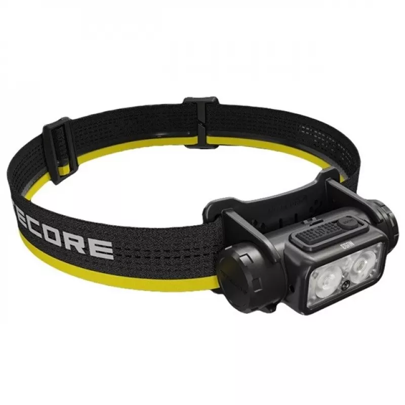 Torcia frontale Nitecore NU53 — luce ricaricabile a mani libere, design compatto