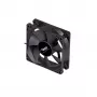 Akyga AW-8A-BK ventola per case 80 mm, 2000 giri/min, 37 m³/h, 25 dB, 3 pin con adattatore Molex, nero