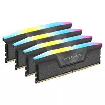 DIMM 64 GB DDR5-6000 (4x 16 GB) Quad-Kit, memoria RAM nero, CMH64GX5M4B6000C36, Vengeance RGB, INTEL XMP
