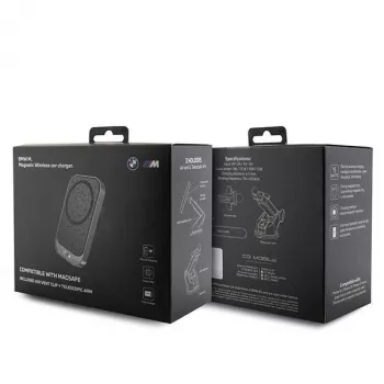 Supporto a induzione wireless BMW BMW000678 15W – caricabatterie wireless e supporto per telefono
