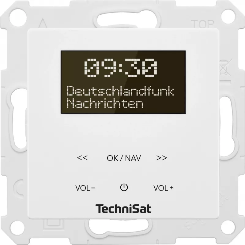 TechniSat DigitRadio UP 55 - radio DAB - 2 x 2 Watt - bianco (0001/3901)