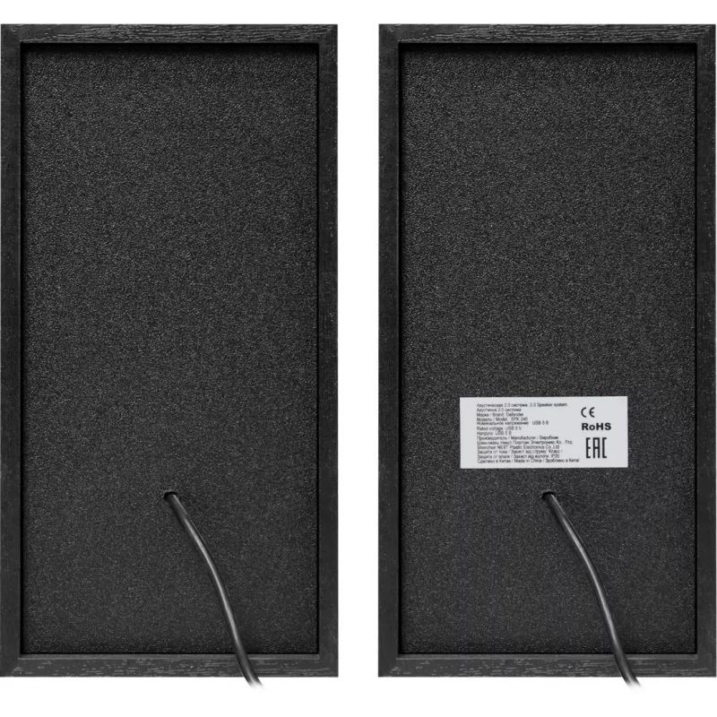 Diffusori da scrivania DEFENDER SPK-240 con filo, 2.0, 6 W RMS, alimentazione USB, 3,5 mm, nero