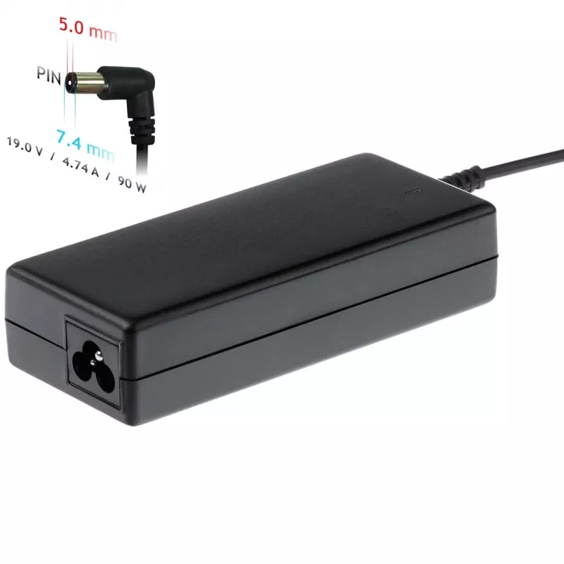 Alimentatore per notebook Akyga AK-ND-04 19 V / 4,74 A, 90 W, connettore 7,4 x 5,0 mm con pin, per HP