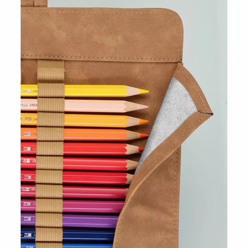 Astuccio Faber-Castell 180010 astuccio morbido in pelle PU marrone