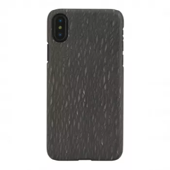 Custodia per cellulare man and wood per iPhone X/XS — custodia Carbalho nera