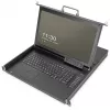 Console KVM Digitus 17 pollici HD LCD 16 porte HDMI tastiera tedesca
