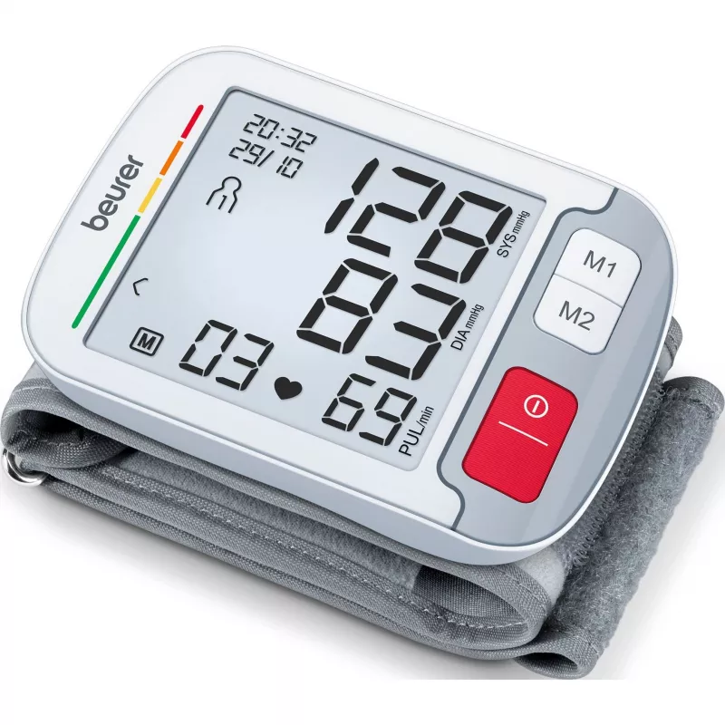Beurer BC 51 misuratore di pressione da polso, bianco/grigio