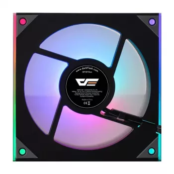 Ventola di raffreddamento Darkflash DM8 ARGB nero 120 mm