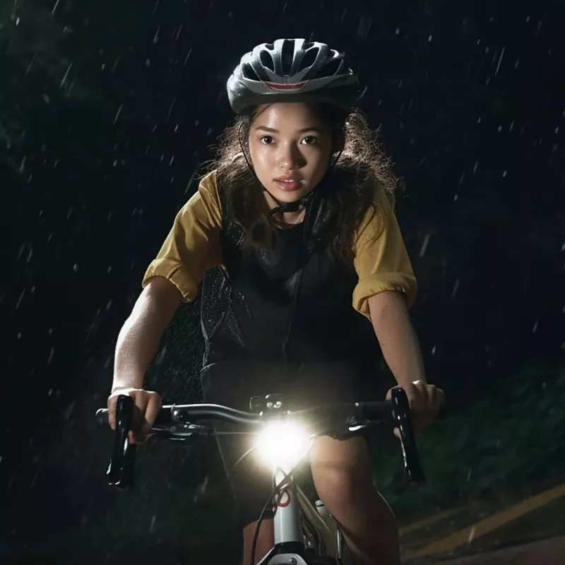 Rockbros RHL1500 luce anteriore per bici, 1500 lm, 5000 mAh, IPX6, nero