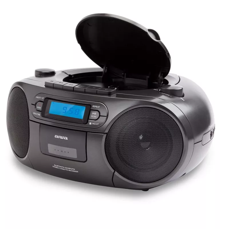 Sistema stereo portatile Aiwa BBTC-550BK Digital 6 W FM PLL nero