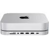 Dock per laptop Satechi ST-GMMSHS con filo USB 3.2 Gen 2 Type-C bianco