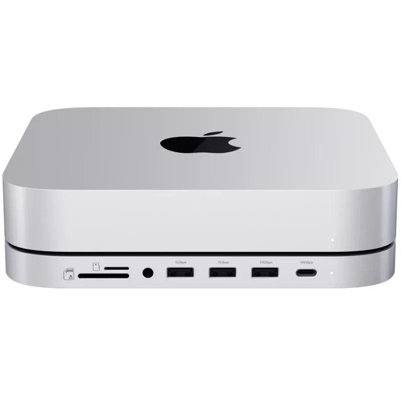 Dock per laptop Satechi ST-GMMSHS con filo USB 3.2 Gen 2 Type-C bianco