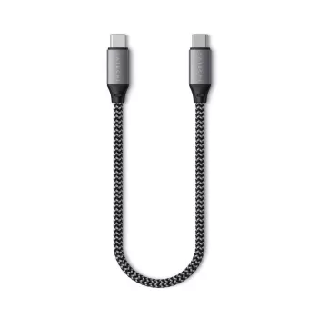 Satechi - Cavo USB - USB-C (M) a USB-C (M) - 25 cm - USB Power Delivery (100 W) (ST-TCC10M)