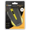Mouse USB con cavo, 3 tasti, superficie gommata