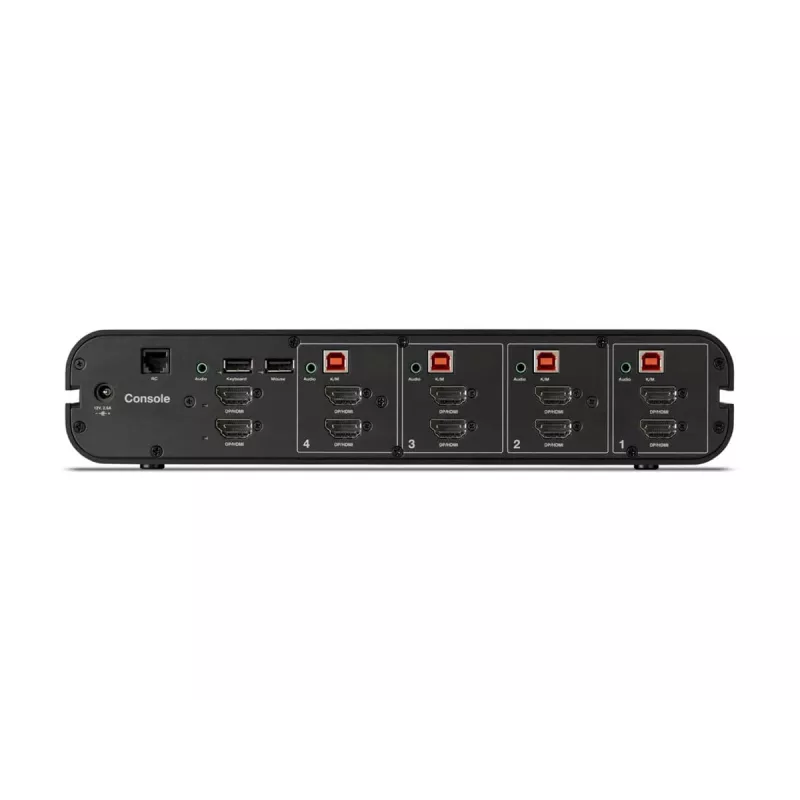 Belkin F1DN204KVM-UNN4 Universal Secure Dual-Head 4P switch KVM desktop