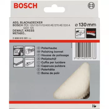 Disco in pelle di agnello Bosch 2608610001 diametro 13 cm grigio