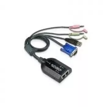 ATEN cavo adattatore KVM Dual USB - VGA a CAT5e/6 con supporto audio e virtual media (solo per KM0932)