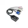 ATEN cavo adattatore KVM Dual USB - VGA a CAT5e/6 con supporto audio e virtual media (solo per KM0932)