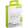 Caricabatterie rapido sottile USB-C PD GaN (30 W) (bianco)