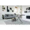 Leifheit Classic M Black 72486 asse da stiro di dimensioni standard, 120 x 38 cm, altezza 69–88 cm, nera