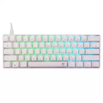 Tastiera meccanica con filo White Shark Shinobi-2 (GK-004221) — switch blu, bianca, layout US