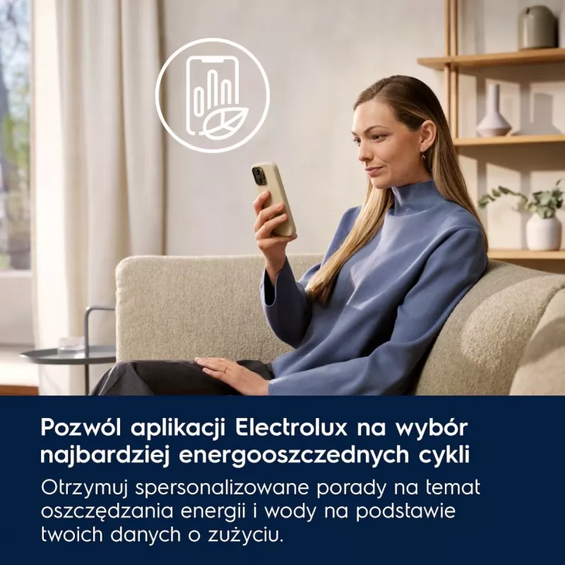 Asciugatrice Electrolux EW7D585UCP 8 kg pompa di calore, asciugatura a condensazione