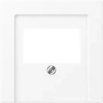Placca a parete / Copertura interruttore JUNG A569BFPLTWWM — plastica, senza viti, 1 pezzo