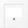 Placca a parete / Copertura interruttore JUNG A569BFPLTWWM — plastica, senza viti, 1 pezzo