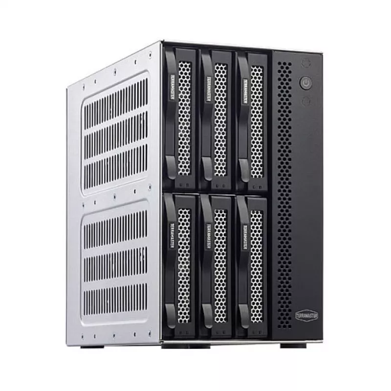 TerraMaster D6-320 disk array desktop nero 6 unità HDD SSD